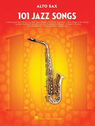 101 Jazz Songs Alto Saxophone Solo cover